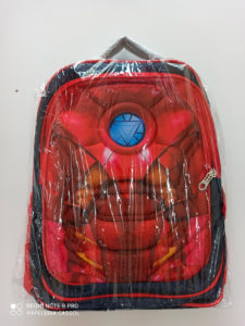 Mochila Escolar Superheróis Homem de Ferro Ultimato 3d