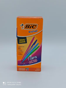 Bolígrafo Bic Surtido de Cristal de Colores - 25 Unidades