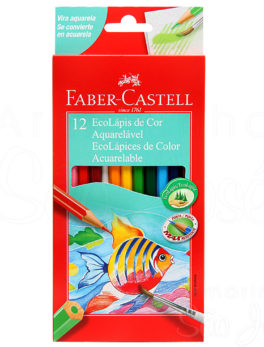 Lapiz de Color Acuarelable Faber de 60 - Papeleria Cassol en Paraguay