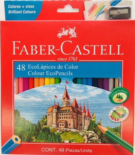 Panorama Quizás Expansión Lapiz de Color Faber-Castell de 48 - Papeleria Cassol en Paraguay