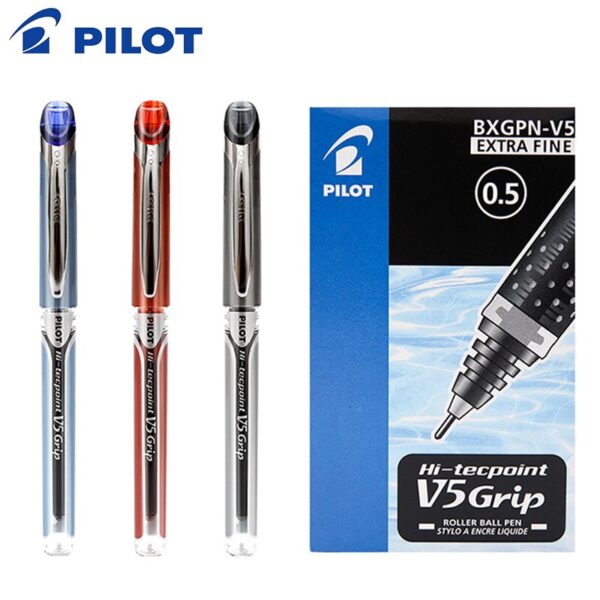 PILOT V-BALL 0.7 BLU – Penna A Sfera A Inchiostro Liquido, Punta Metallica, Tratto Fine, 1600 Metri Di Scrittura