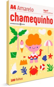 Resma de Papel Color Amarillo c/100 HJS