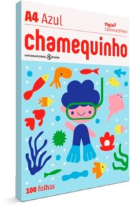 Resma de Papel Color Celeste c/100 HJS