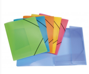 Carpeta Archivadora Plastico c/Goma